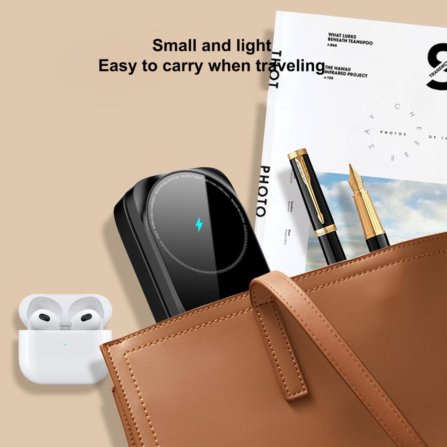 15W foldable multi-functional three-in-one wireless SW50