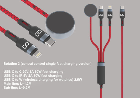 Wireless Charger for iPhone Watch Earbud