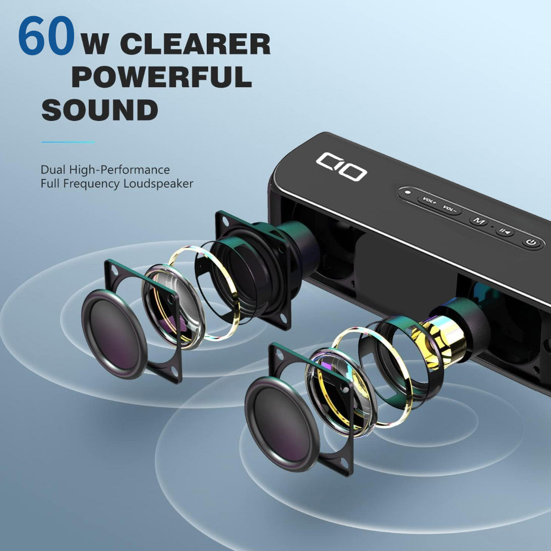 60W Portable Buletooth Speakers